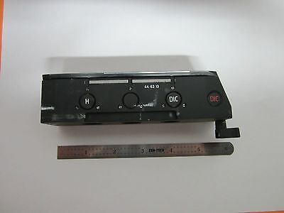 OPTICAL MICROSCOPE Z-SCOPE NIKON DIC INSERT SLIDE AS IS OPTICS BIN#B2-C-99