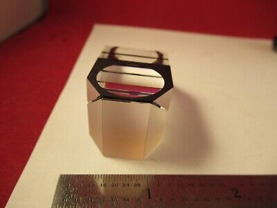 NIKON JAPAN GLASS PRISM HEAD OPTICS MICROSCOPE PART AS PICTURED &FT-6-10