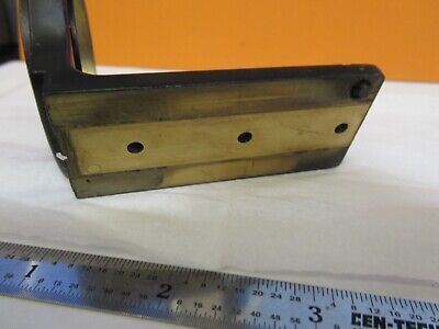 LEITZ GERMANY BRASS CONDENSER HOLDER DIALUX MICROSCOPE PART AS PIC &14-FT-29