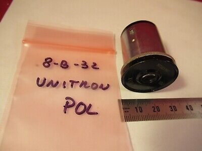 UNITRON POL EYEPIECE CROSS 10X POL OPTICS MICROSCOPE PART AS PICTURED &8-B-32