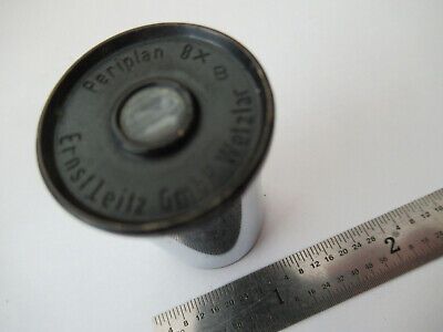 VINATGE ERNST LEITZ EYEPIECE 8X LENS MICROSCOPE PART AS PICTURED #F5-A-135