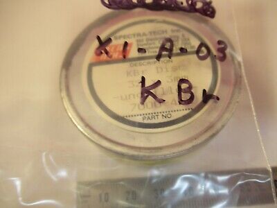 OPTICAL INFRARED KBr POTASSIUM BROMIDE PRO LASER OPTICS AS PICTURED &X1-A-03