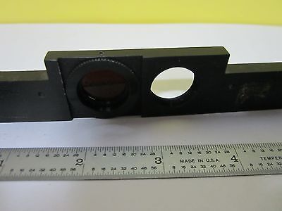 MICROSCOPE PART SLIDE FILTER OPTICS BIN#U2-B-06