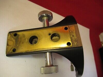 WILD M20 SWISS BRASS CONDENSER HOLDER MICROSCOPE PART AS PICTURED &13-A-20