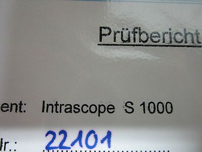 VOLPI AG SWISS INTRASCOPE PROBE S 1000 FIBER OPTIC ?? HERGESTELLT IN DER SCHWEIZ