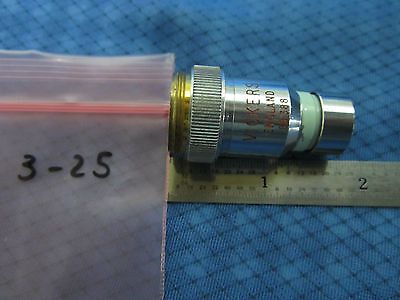 MICROSCOPE PART OBJECTIVE VICKERS UK ENGLAND  #3-25 OPTICS BIN#3