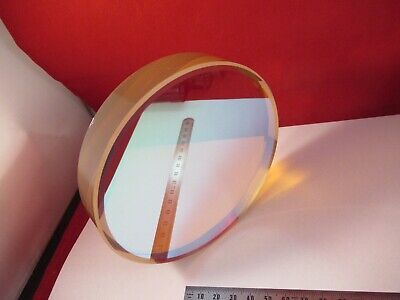 OPTICAL DICHROIC CONCAVE MIRROR ZERODUR SUBSTRATE 5" DIA THICK OPTICS &8-B-51