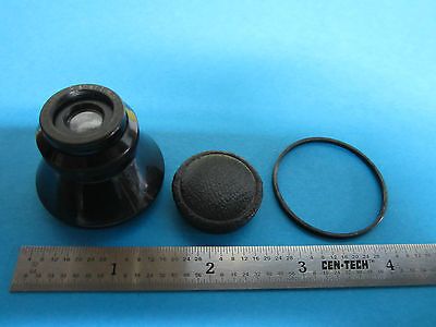 RARE MICROSCOPE OBJECTIVE LENS CARL ZEISS JENA GERMANY PLANAR 4.5X 3.5 cm OPTICS