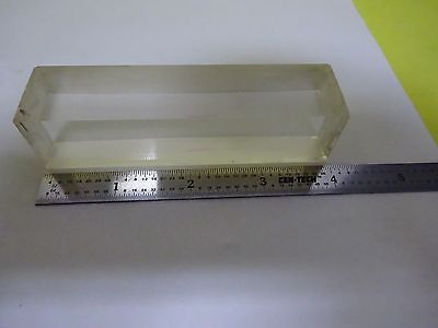 OPTICAL GLASS BAR NON POLISHED LASER OPTICS AS IS BIN#4V-FL-41