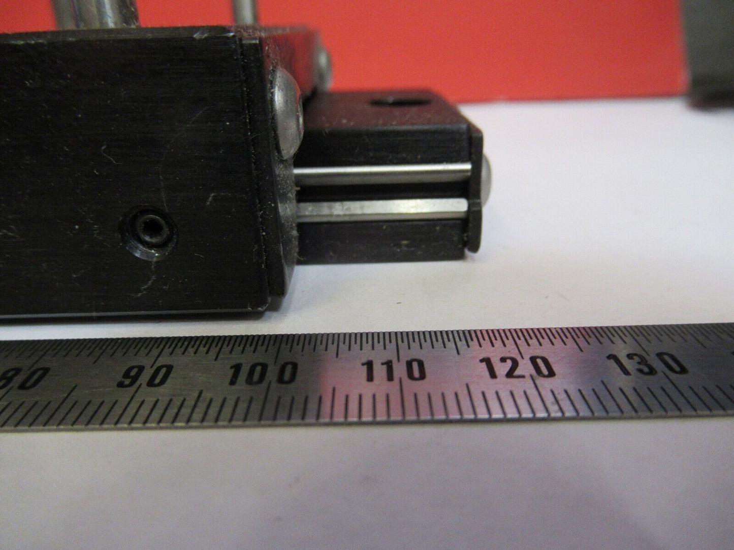 OPTICAL USED STAGE SLIDE POSITIONING DCI OPTICS AS IS PICTURED #R3-C-03