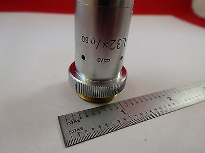 MICROSCOPE PART OBJECTIVE L32X LEITZ GERMANY OPTICS AS IS BIN#R2-C-20