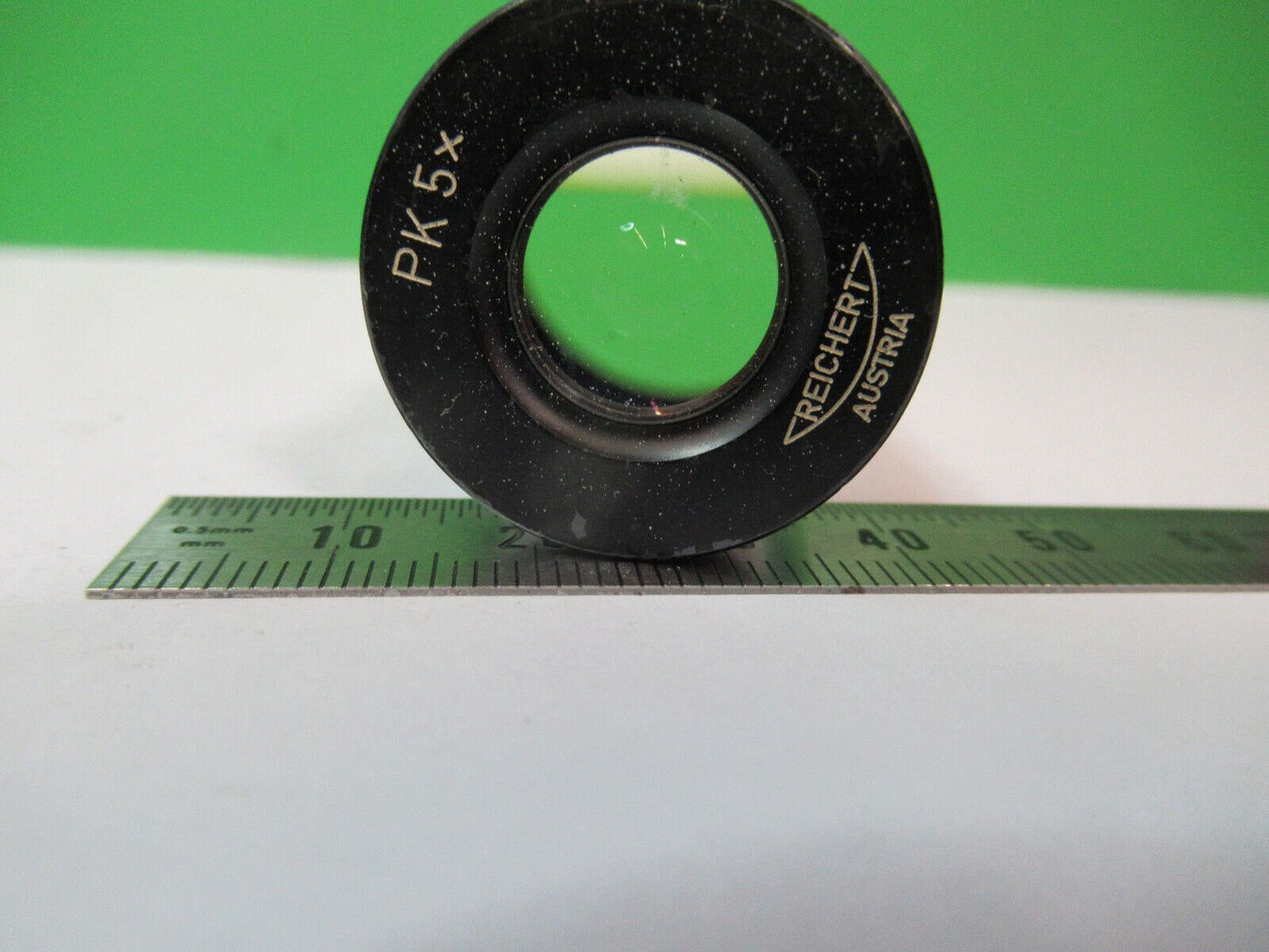 REICHERT AUSTRIA PK 5X EYEPIECE LENS MICROSCOPE PART AS PICTURED R2-A-40