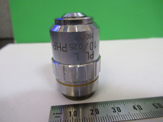 GENERIC OBJECTIVE PH 10X /160 OPTICS MICROSCOPE PART AS PICTURED &H9-C-06