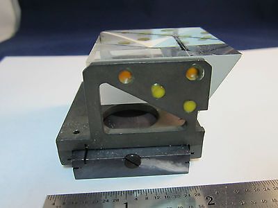 LEITZ WETZLAR GERMANY MICROSCOPE PART v PRISM HEAD OPTICS BIN#20