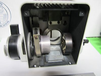 MICROSCOPE PART LEITZ GERMANY LAMP HOUSING ILLUMINATOR OPTICS AS IS BIN#P3-01