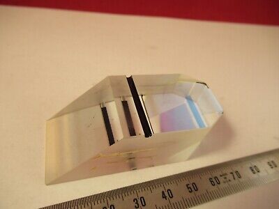 NIKON JAPAN GLASS PRISM HEAD MICROSCOPE PART OPTICS AS PICTURED &14-A-27