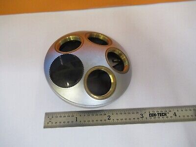 LEITZ WETZLAR SM-LUX NOSEPIECE MICROSCOPE PART OPTICS AS PICTURED &4T-A-51