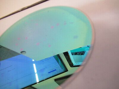 FOR PARTS SAPPHIRE WAFER PLATINUM COATED STAINED OPTICS AS PICTURED #2-FT-05