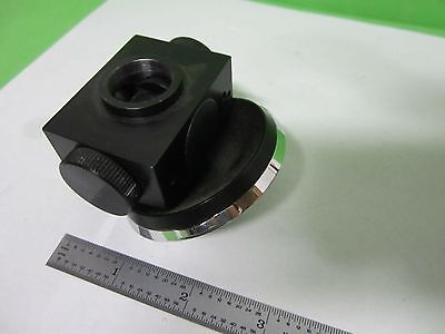 MICROSCOPE PART NOSEPIECE + BEAM SPLITTER OPTICS AS IS BIN#64-22