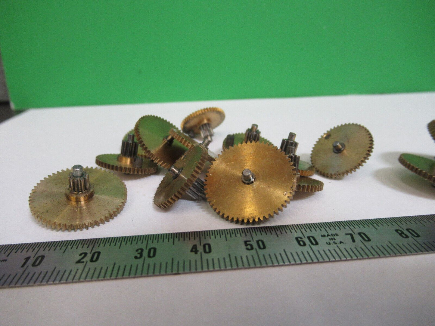 WILD HEERBRUGG M11 LOT GEARS ASSORTED MICROSCOPE PART AS PICTURED #S9-B-02