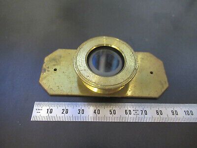 ANTIQUE BRASS COMPRESSORIUM  SLIDE UK MICROSCOPE PART AS PICTURED &P5-A-99