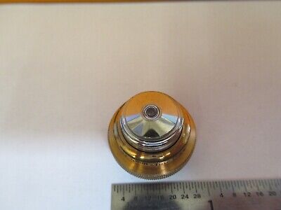 ANTIQUE ERNST LEITZ WETZLAR OBJECTIVE 4mm MICROSCOPE PART AS PICTURED &A3-B-84