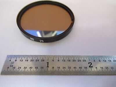 FILTER ND 25 NEUTRAL DENSITY MICROSCOPE PART OPTICS AS PICTURED &50-A-10