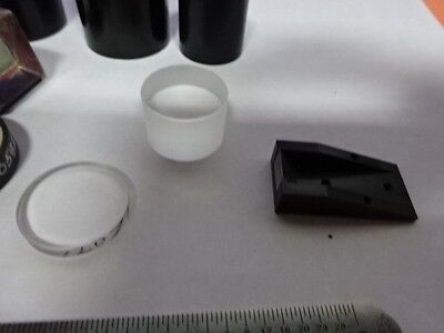 LOT OPTICS LENSES FILTERS COATED LENS OPTICAL SET OPTICS AS PICTURED &AB-42