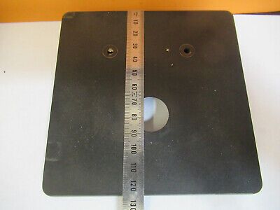 SPENCER AO VINTAGE STAGE TABLE ANTIQUE MICROSCOPE PART AS PICTURED &P2-A-77