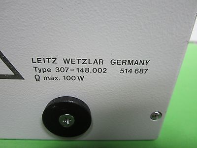 MICROSCOPE LAMP HOUSING 307-148.002  LEITZ WETZLAR GERMANY OPTICS BIN#MAZ