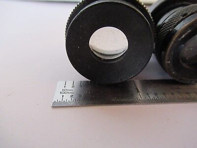 FOR PARTS LOT 2 EA ANTIQUE RARE EYEPIECES OCULAR MICROSCOPE PART OPTICS #60-A-09