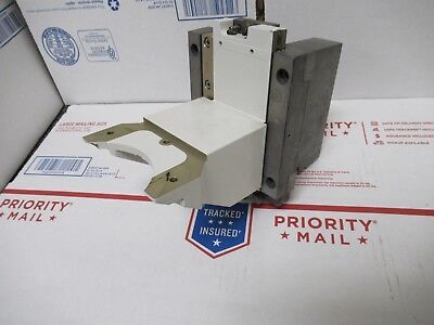 LEICA DMR GERMANY STAGE MICROMETER HOLDER MICROSCOPE PART AS PICTURED #FT-3-09