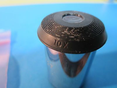 MICROSCOPE PART EYEPIECE 10X BAUSCH LOMB VINTAGE BIN#24-13