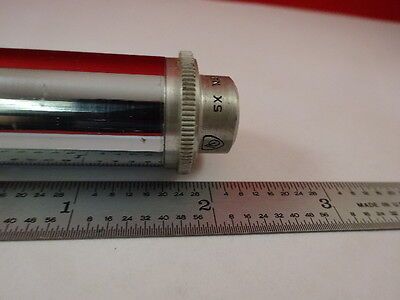 AO SPENCER AMERICAN OBJECTIVE 5X OPTICS MICROSCOPE PART AS PICTURED &H1-C-12