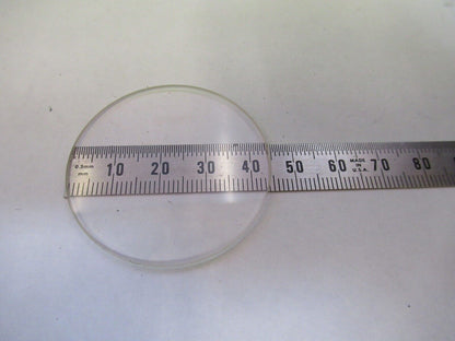 GLASS CIRCULAR PLATE STAGE FLAT OPTICS AS PICTURED 18-FT-31