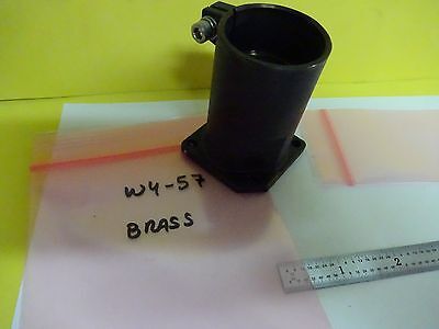 OPTICAL MIL SPEC BRASS MOUNTED LENS LASER OPTICS AS IS BIN#W4-57