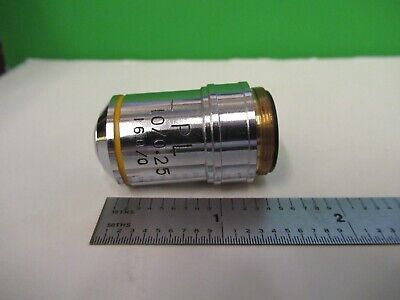 UNKNOWN MAKER OBJECTIVE 10X /160 OPTICS MICROSCOPE PART AS PICTURED &15-A-77