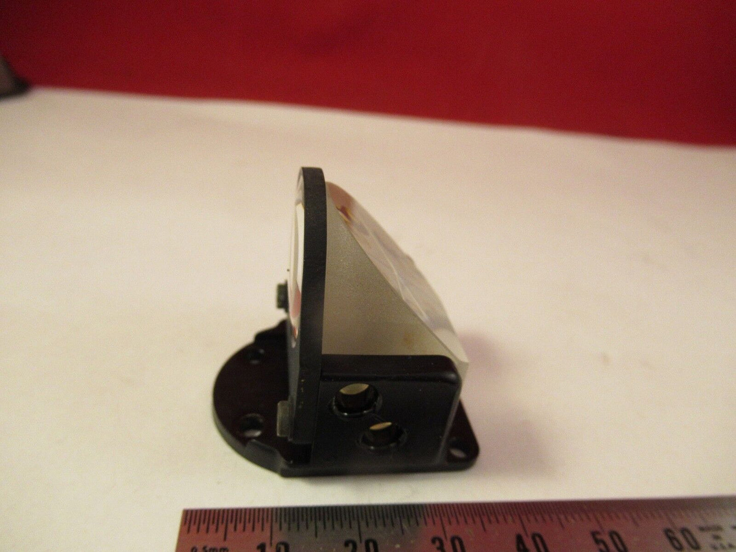 WILD SWISS GLASS PRISM HEAD OPTICS MICROSCOPE PART AS PICTURED &39-A-15