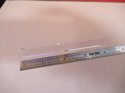 OPTICAL LONG BAR SHEET BK7 GLASS LASER OPTICS AS PICTURED &H6-A-18