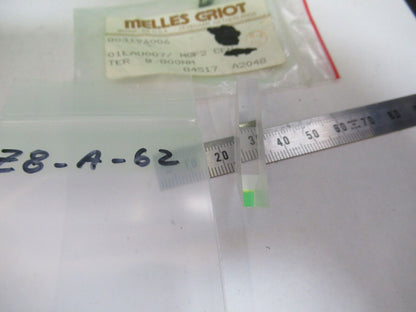 OPTICAL MELLES GRIOT MgF COATED PRISM LASER OPTICS AS PICTURED &Z8-A-62