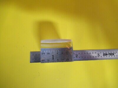 OPTICAL LENS BLOCK CONVEX RARE MIL SPEC RECTANGLE OPTICS AS PICTURED &FT-6-173