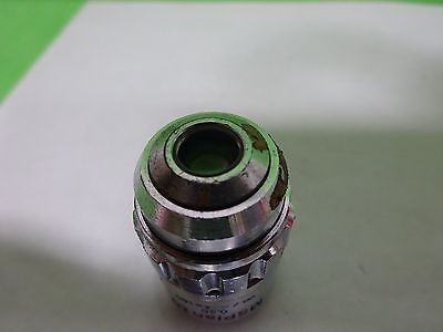 MICROSCOPE PART OBJECTIVE OLYMPUS MSPLAN 10X OPTICS AS IS BIN#72-M-19i