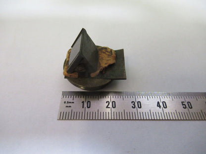 ANTIQUE BRASS MOUNTED PRISM UNKNOWN COLLIMATOR SCOPE PART AS PICTURED Z6-A-13