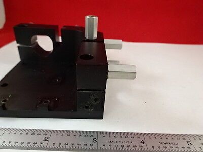 OPTICAL ZYGO ANODIZED ALUMINUM PLATE BLOCK LASER OPTICS AS IS #D3-A-20