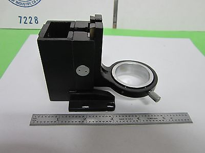 MICROSCOPE PART BAUSCH LOMB CAMBRIDGE CONDENSER HOLDER AS IS BIN#Q6-12