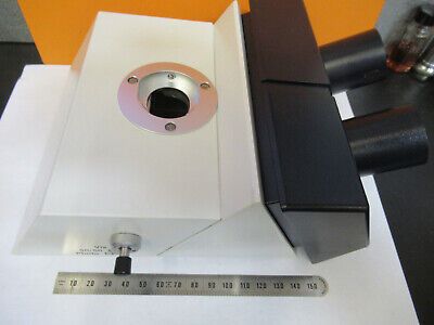 LEICA DMRE GERMANY BINOCULAR HEAD 551501 MICROSCOPE PART AS PICTURED P5-B-22