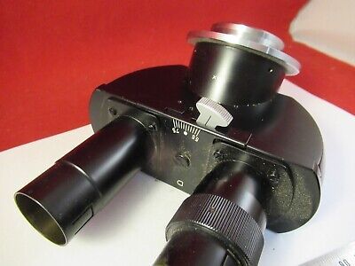 LEITZ BINOCULAR HEAD OPTICS GERMANY MICROSCOPE PART AS PICTURED &8-A-02