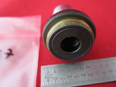 MICROSCOPE OBJECTIVE OPTICS OLYMPUS JAPAN 10X #2-137