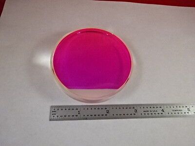 FLAT FUSED SILICA 3" dia DICHROIC OPTICAL MIL SPEC OPTICS AS PICTURED &C5-E-97