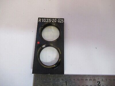 LEITZ GERMAN SLIDE CURVATURE MEASURING TOOLMAKER MICROSCOPE PART AS PIC &A9-A-92